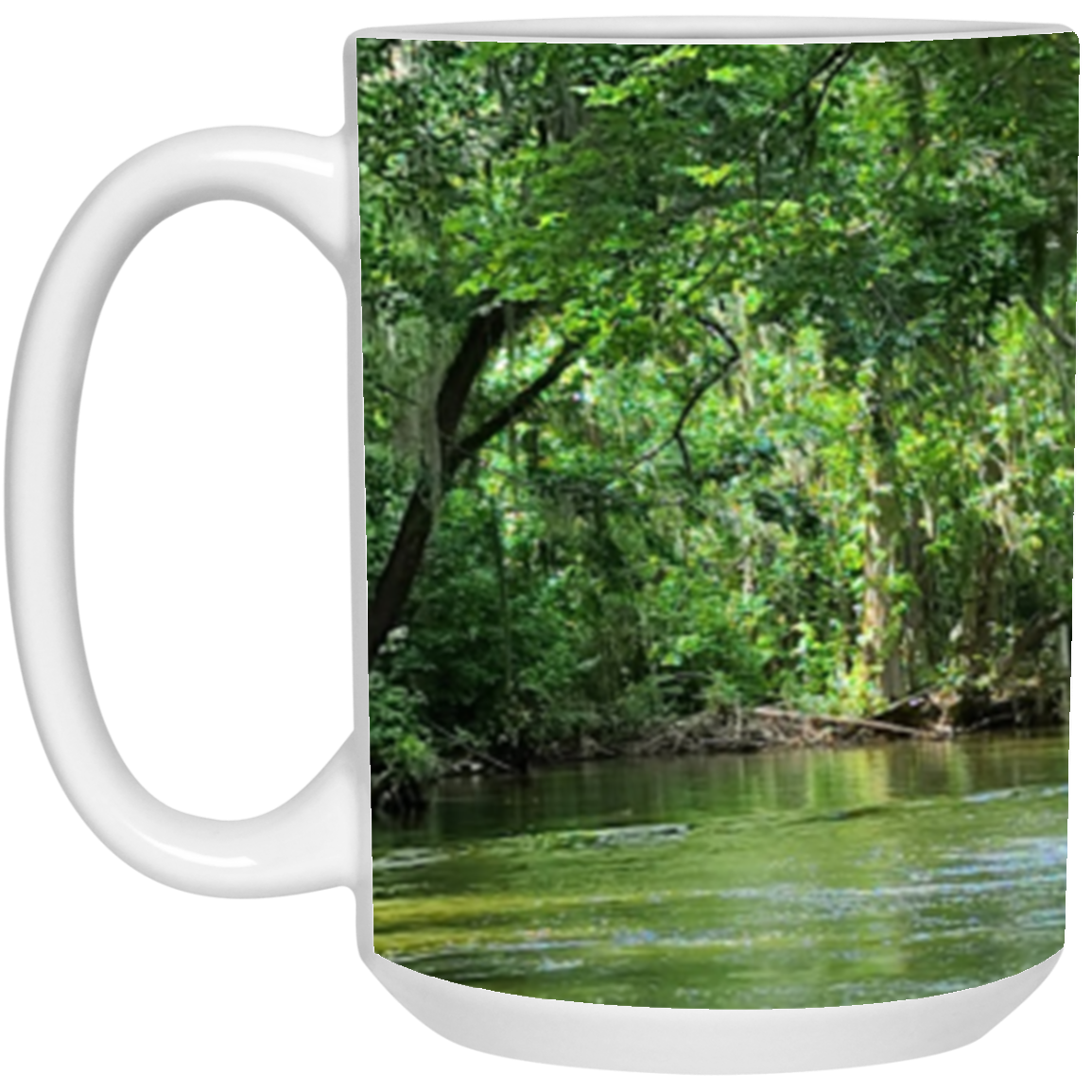 Dora Canal Large 15 oz. White Mug