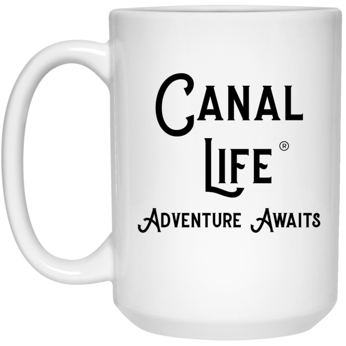 Adventure Awaits Large15 oz. White Mug