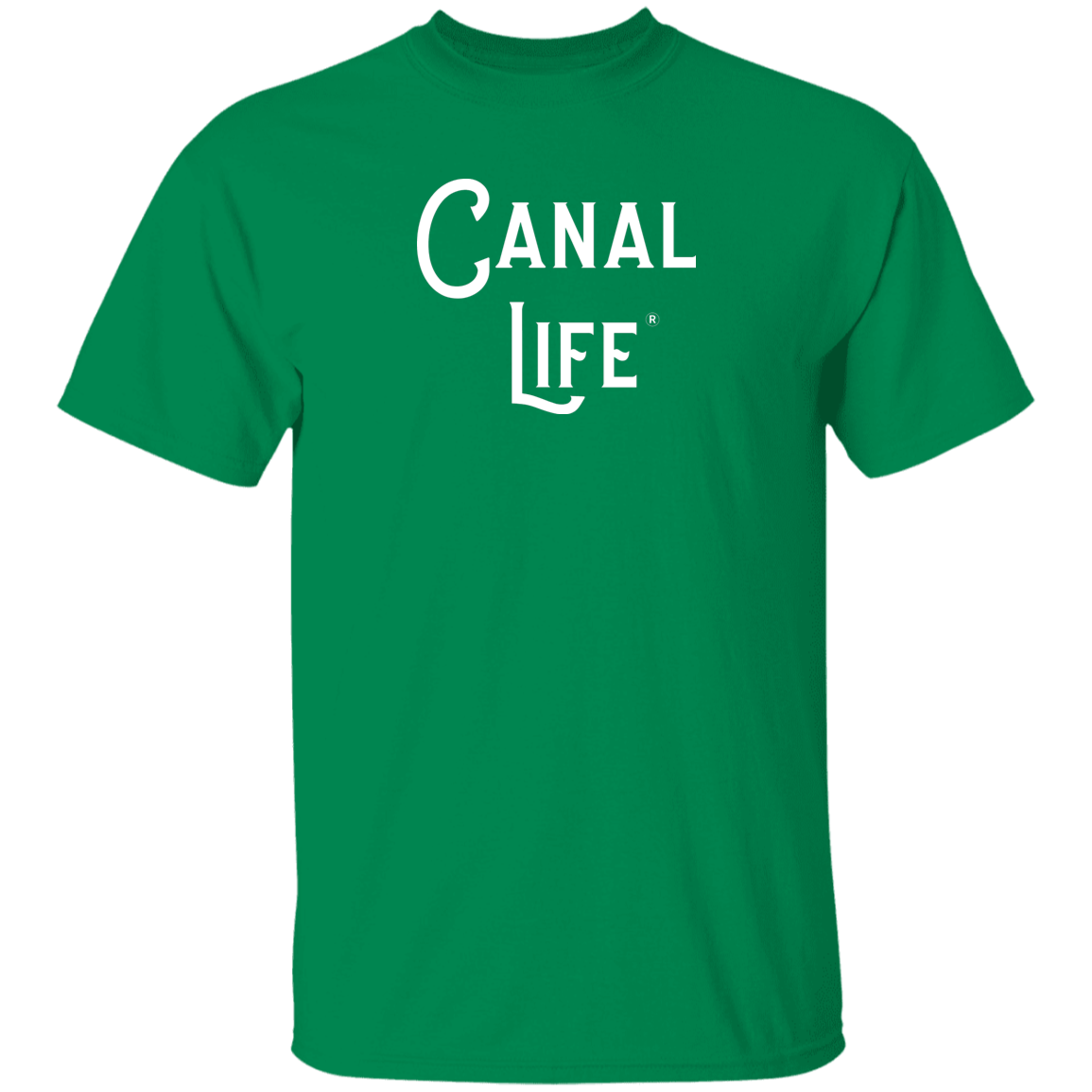 Canal Life White Letter Tee