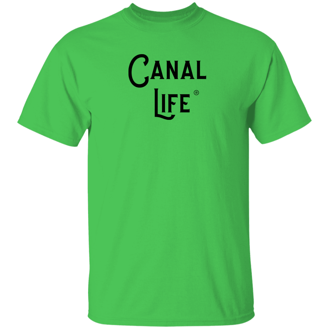 Canal Life Black Letter Tee