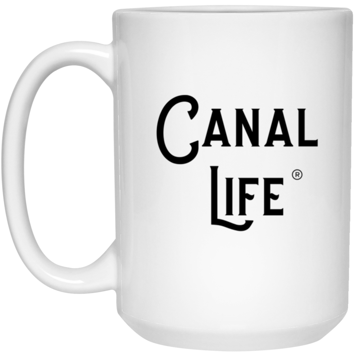 Canal Life 15 oz. White Mug