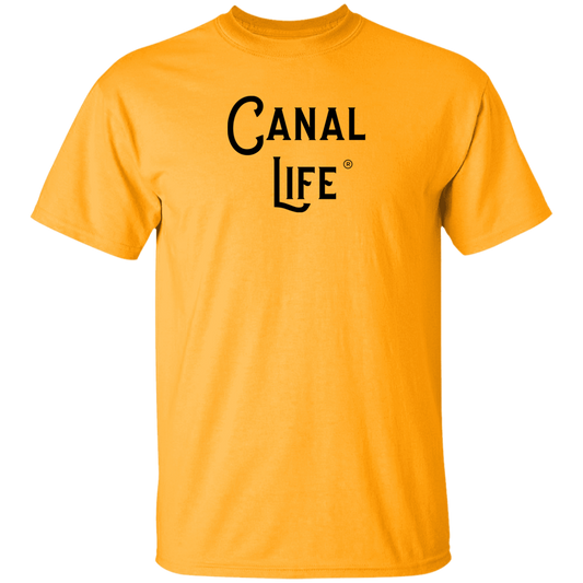 Canal Life Black Letter Tee