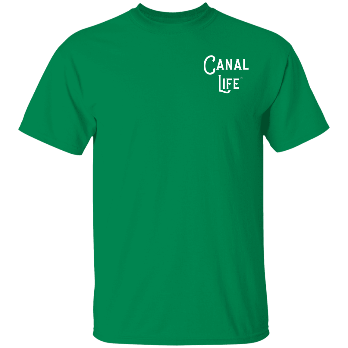 Canal Life White Letter on Left 5.3 oz. T-Shirt