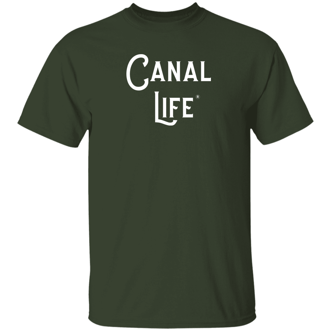 Canal Life White Letter Tee