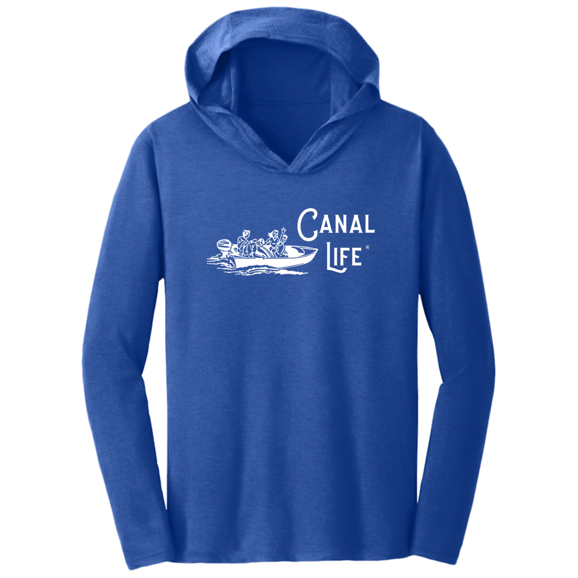 Vintage Boat Canal Life Triblend T-Shirt Hoodie