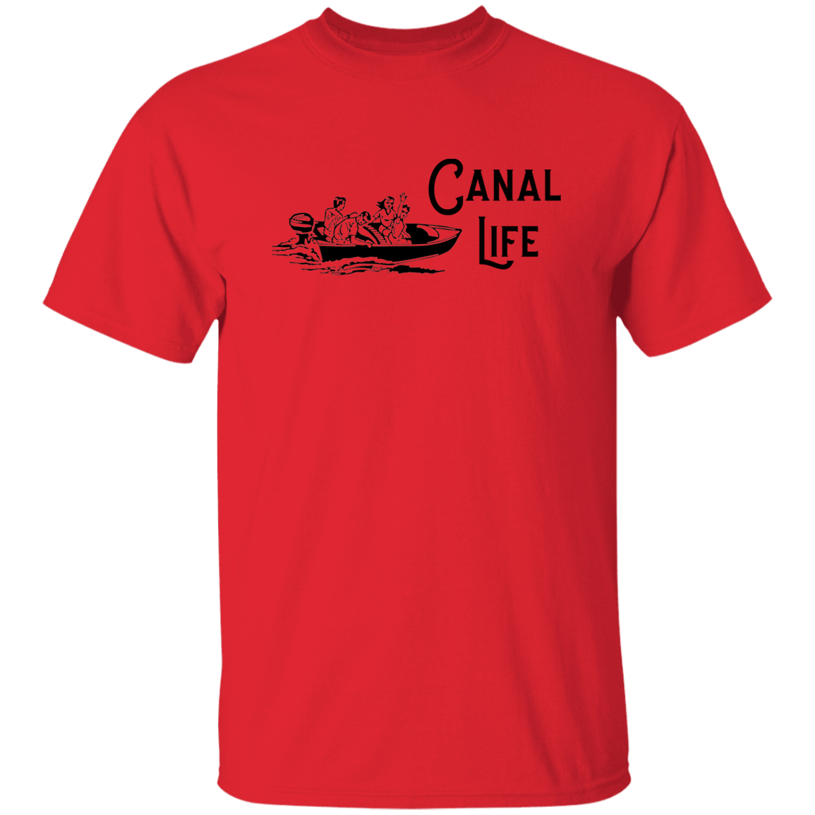 Vintage Boat Canal Life Tee