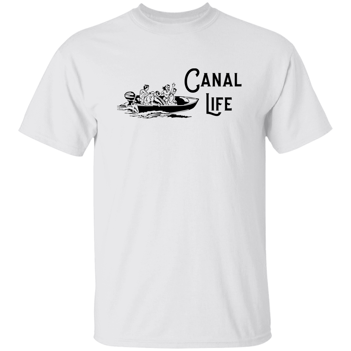 Vintage Boat Canal Life Tee