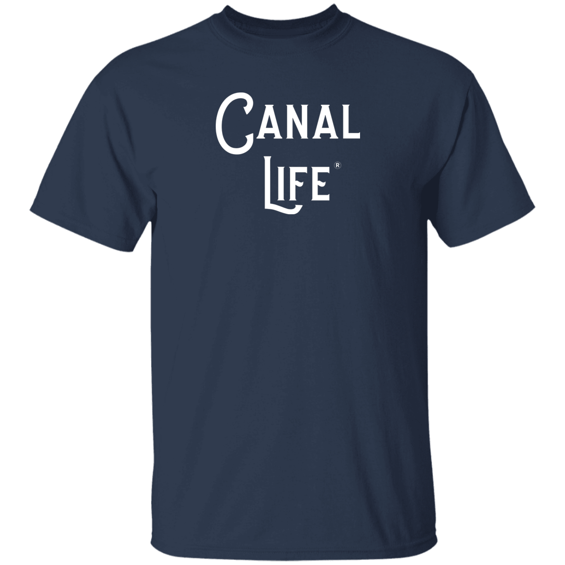 Canal Life White Letter Tee